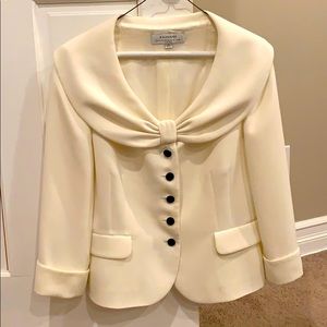 Off white dressy blouse jacket